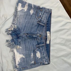 Abercrombie jean shorts. Size 00, W 24